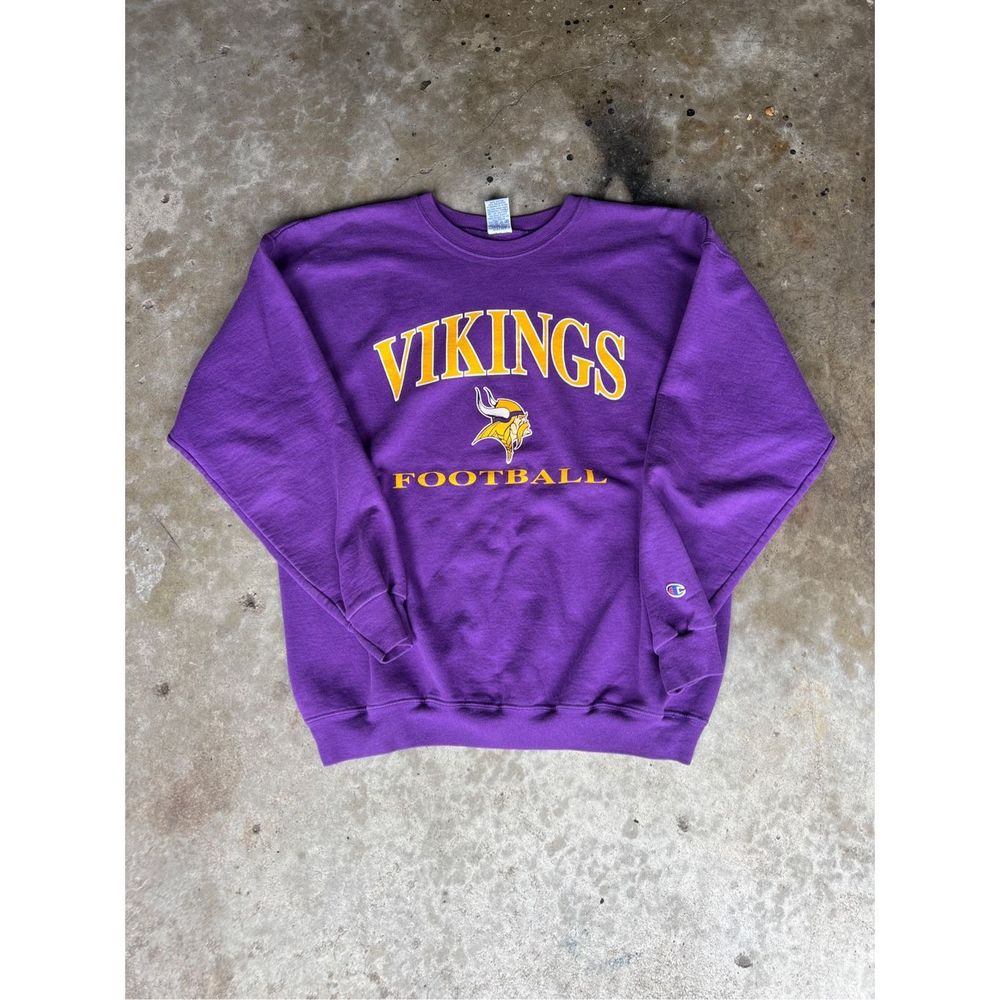 Vintage Minnesota Vikings Purple Champion Crewneck